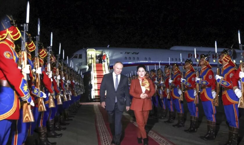 Putin llega a Mongolia desafiando la orden de arresto emitida contra él por la Corte Penal Internacional