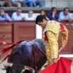 Rafael de Julia, la más brava izquierda de la corrida concurso en Las Ventas