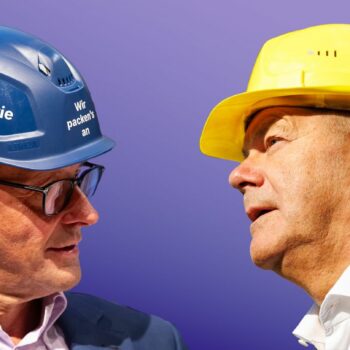 Olaf Scholz und Friedrich Merz