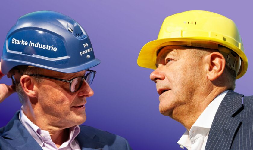 Olaf Scholz und Friedrich Merz