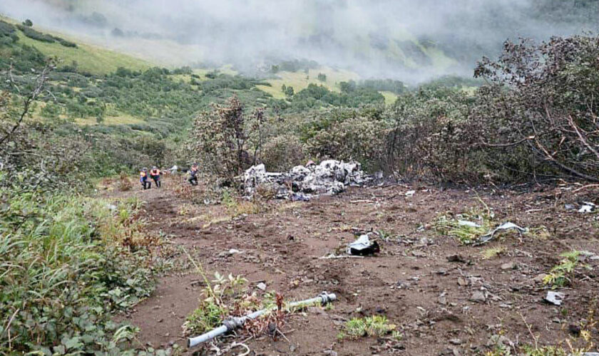 Russie : un hélicoptère s’écrase près d’un volcan, au moins 17 morts