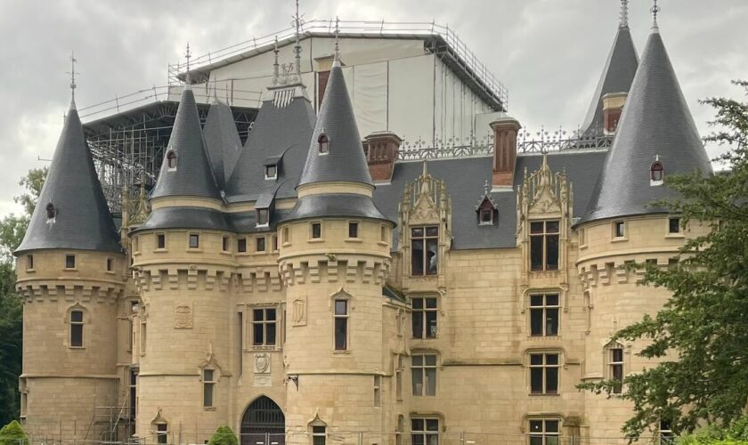 Sept ans après le début du chantier titanesque, le château de Vigny commence à retrouver de sa splendeur