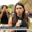 Shocking moment Brazilian funk singer with 13 million followers DANCES behind journalist reporting from the scene of fatal car crash, sparking fury