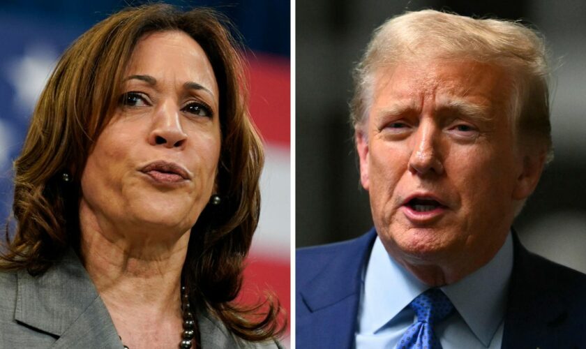 US-Wahl: Demokratin Kamala Harris, 59, und Republikaner Donald Trump, 78