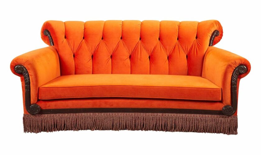 Ein Sofa aus der beliebten TV-Serie "Friends"