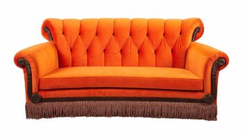 Ein Sofa aus der beliebten TV-Serie "Friends"