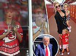 Taylor Swift does NOT sit with Trump supporter Brittany Mahomes at Chiefs game again after former president lashed out - as popstar snubs WAG bestie for her mom and A-List pals