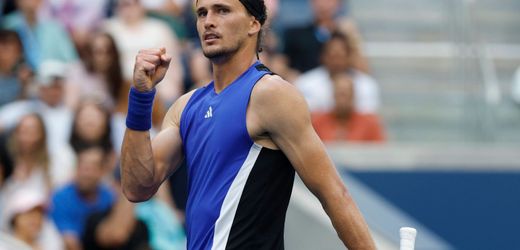 Tennis: Alexander Zverev im Viertelfinale der US Open