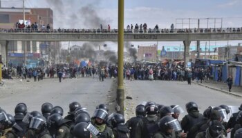 Tensión en Bolivia con la llegada a La Paz de la marcha de Evo Morales contra Arce