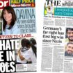 The Papers: German far right's 'big win' and school 'race hate surge'