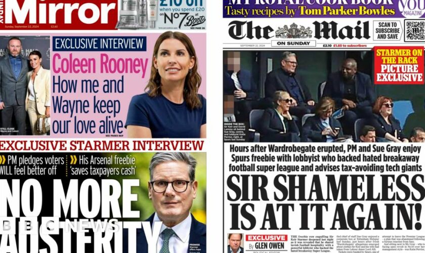 The Papers: 'No more austerity' and 'Sir Shameless at it again'