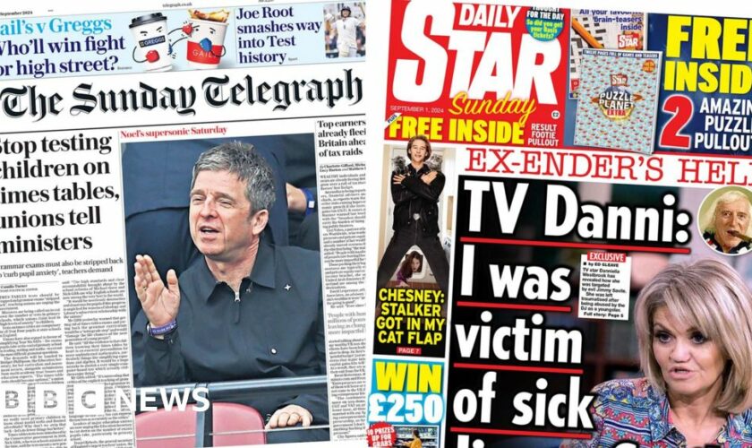 The Papers: 'Supersonic Saturday' and actress' Savile allegations