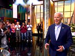 The View fans all notice the same small outfit detail as Joe Biden jogs into the studio