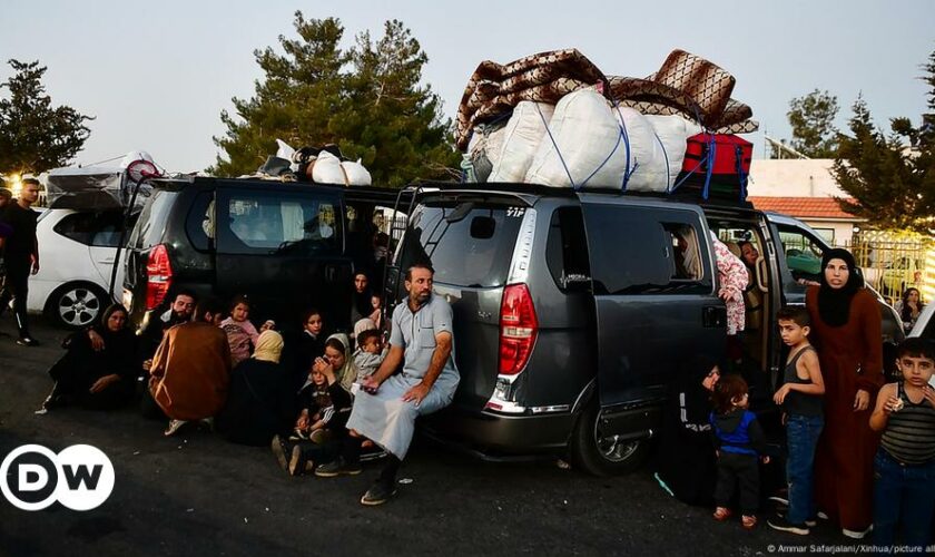 Thousands of Lebanese, Syrians flee Israeli bombs — into war-torn Syria