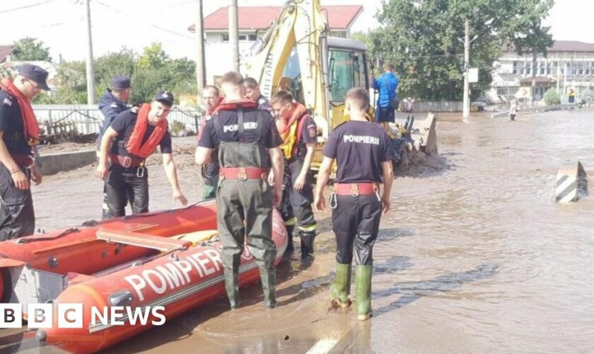 Torrential rain sweeps through central and eastern Europe, killing four