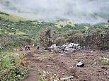 Tourist helicopter crashes near volcano, killing all 22 on board