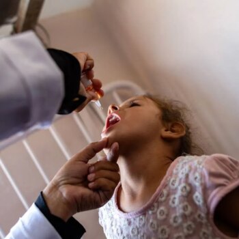 Tres días, 640.000 niños y 1,3 millones de dosis: el plan de vacunación contra la polio en Gaza