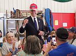 Trump supporter's backhanded compliment to Biden after president donned a Trump hat during 9/11 visit to Pennsylvania