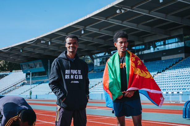 Two former refugees running marathon to 'inspire' others across the country