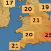 UK weather: Britain forecast scorching 25C roaster today - but there's a catch