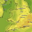 UK weather: Maps reveal exact date temperatures will soar back up to 25C this week