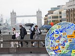 UK weather: One month's worth of rain to fall in hours as commuters face travel hell across the country with maps showing where flooding, thunder and lightning will hit