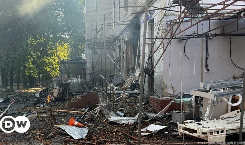 Ukraine updates: Sumy hospital hit by deadly double attack