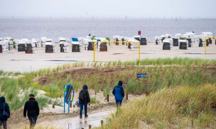 Die Auslastung der Unterkünfte an der Nordseeküste liegt in den Herbstferien zwischen 70 und 90 Prozent. (Archivbild) Foto: Sina