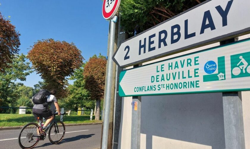 Val-d’Oise : l’itinéraire de la Seine à vélo, très sécurisé et balisé, c’est aussi pour les trajets du quotidien