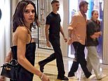 Victoria Beckham wows in a black jumpsuit as she joins her husband David and their kids in Las Vegas to celebrate Romeo's 22nd birthday