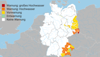 Hochwasser Warnungen Karte