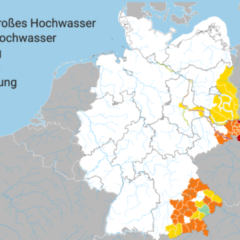 Hochwasser Warnungen Karte