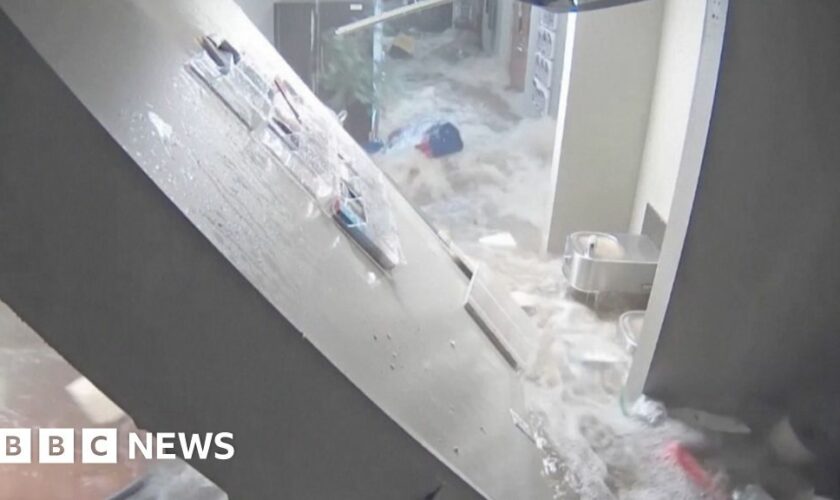 Watch: Flood devastates library causing $10 million of damage