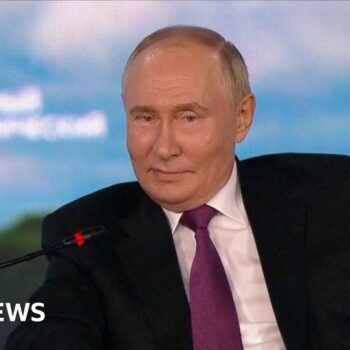 Watch: Putin discusses his 'favourite' US president