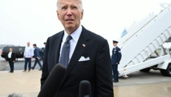 Biden bei der Ankunft in Delaware