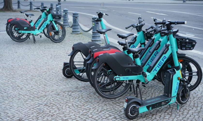 E-Scooter und Räder von TIER in Deutschland