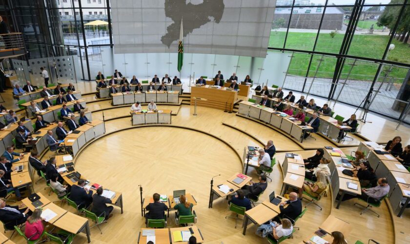 Sachsen: Sächsischer Landtag kommt zu konstituierender Sitzung zusammen