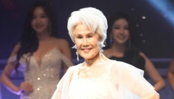 Choi Soon-hwa worked in hospital care before beginning a modelling career in her 70s. Pic: AP