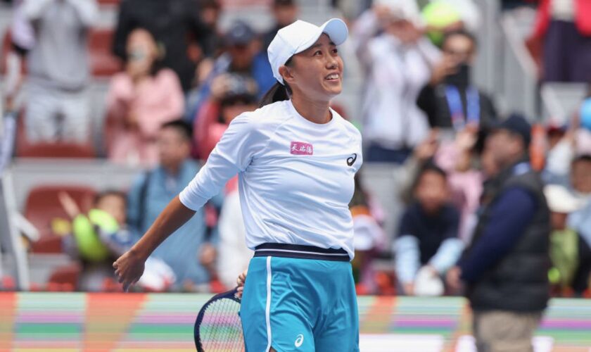 A tennis player snapped a 24-match losing streak. Now she can’t stop winning