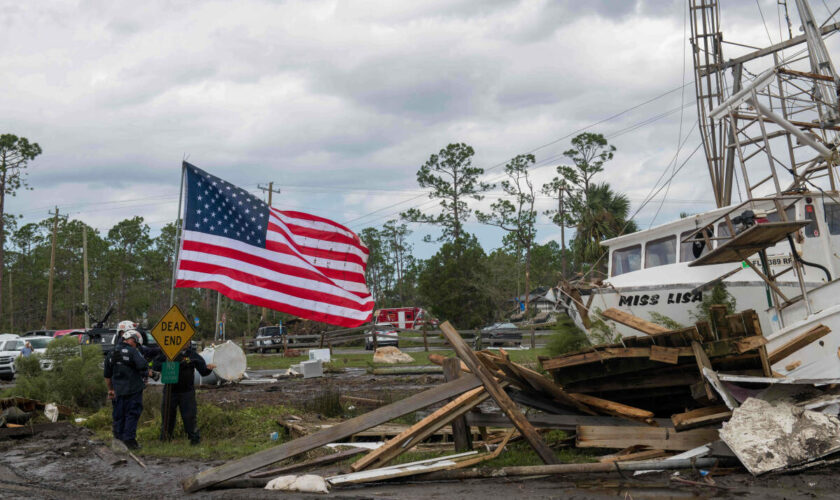 Aux Etats-Unis, l’ouragan Helene fait au moins 130 morts et s’immisce dans la campagne présidentielle