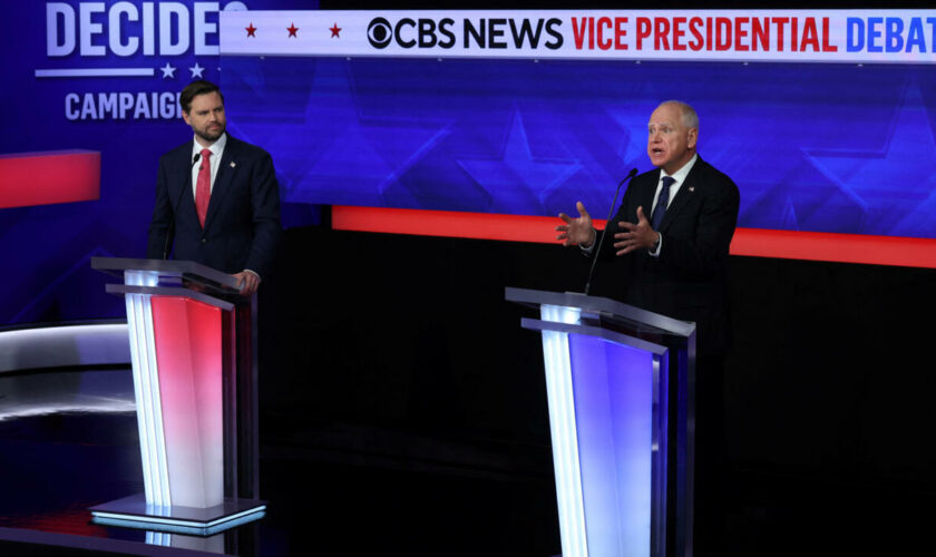 Tim Walz et J.D. Vance offrent aux Américains un "débat des vice-présidents" courtois