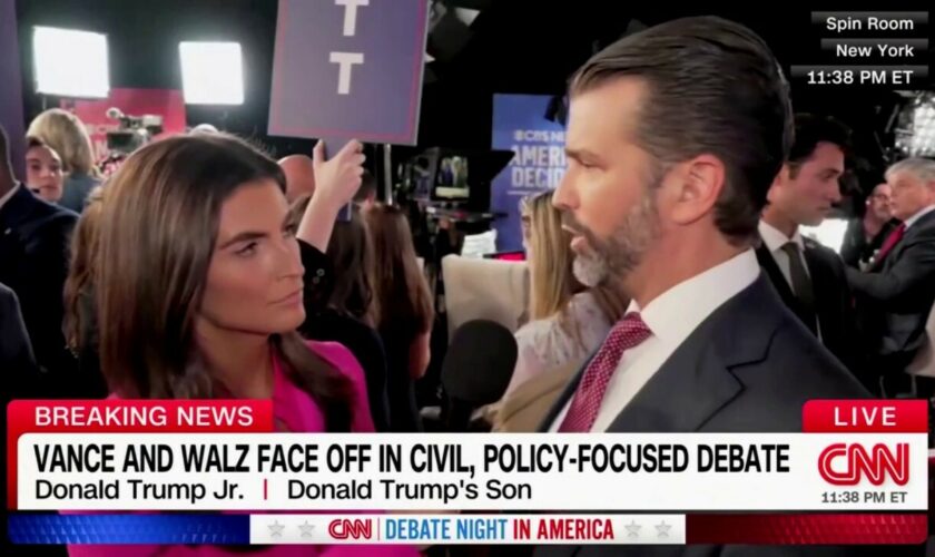 Donald Trump Jr. tells CNN the ‘media has radicalized’ people who want to assassinate his father