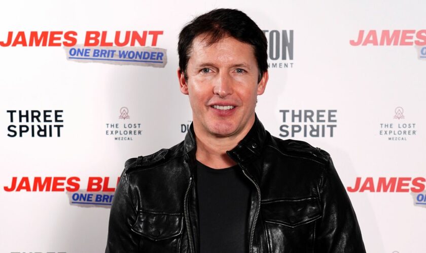 James Blunt arrives for the screening of James Blunt's One Brit Wonder at Picturehouse Central in London. Picture date: Wednesday December 6, 2023.