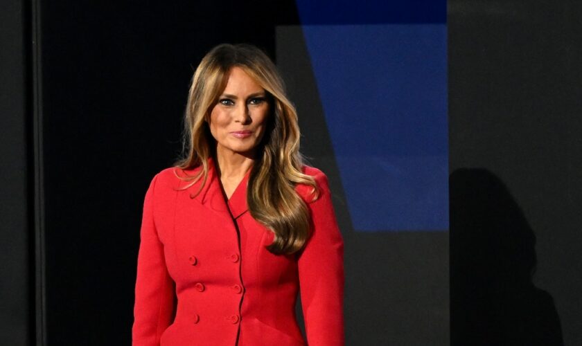 Melania Trump lors de la convention nationale républicaine le 18 juillet 2024 à Milwaukee, Wisconsin.