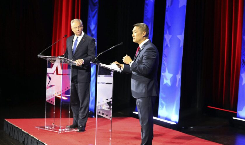 Virginia Senate debate: Clinton ex-running mate Kaine, GOP challenger Cao spar on immigration, DEI in military