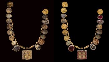 The Harpole Treasure includes one of the most valuable pieces of ancient jewelry found in Britain