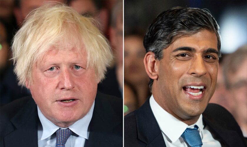 Blame Sunak for Tory election drubbing not me, says Boris Johnson