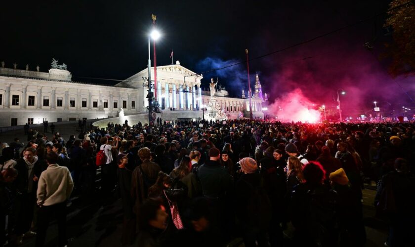 Österreich: Tausende demonstrieren in Wien gegen Regierungsbeteiligung der FPÖ