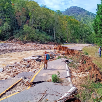 'The destruction was enormous': British honeymooners stranded on mountainside after Hurricane Helene