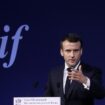 Le président Emmanuel Macron au dîner du Crif au Carrousel du Louvre, le 20 février 2019 à Paris